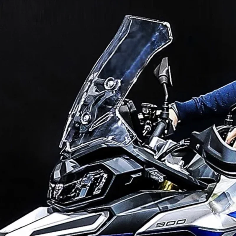Parabrisas elevado Voge 900 DSX con deflector extra
