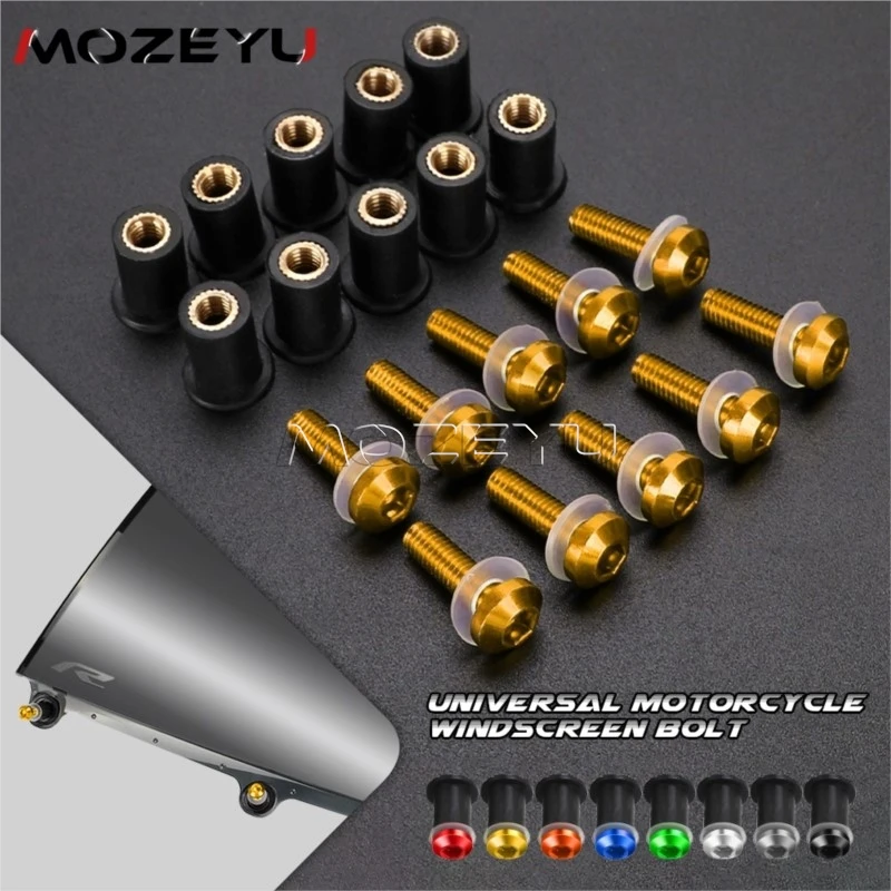 Tornillos goma parabrisas Voge 900 DSX – Kit 10 piezas